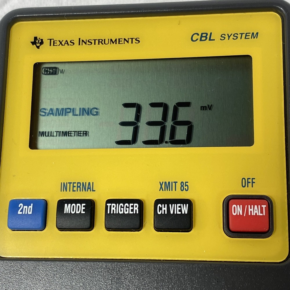 1 Unit- Texas Instruments CBL System Calculator Based Laboratory + Cases TESTED