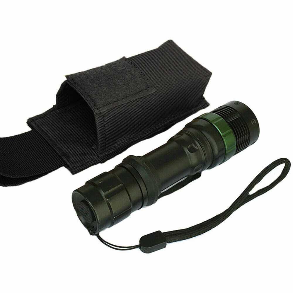 Tactical Molle Multitool Folding Knife Sheath Pouch Flashlight Holder Holster