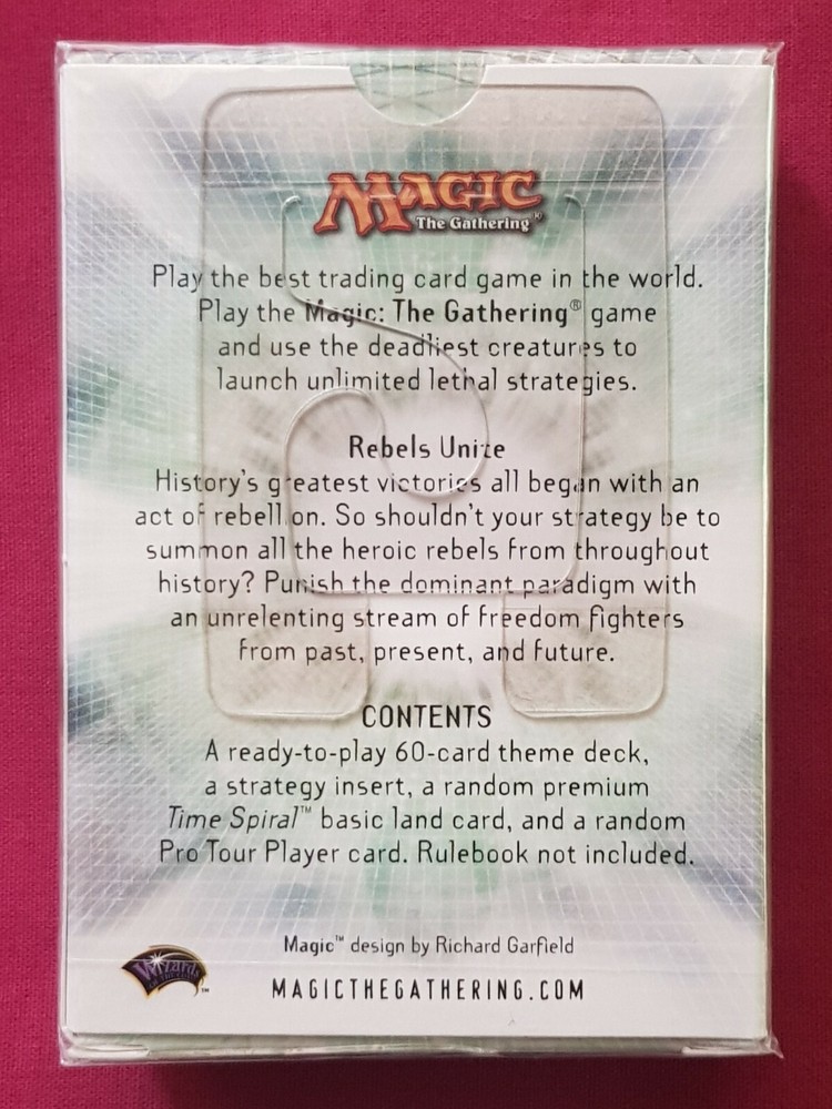 Magic The Gathering FUTURE SIGHT REBELS UNITE New Sealed Theme Deck MTG