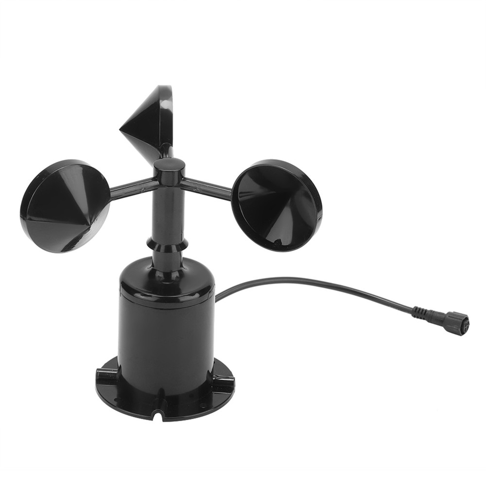 Environment Anemometer Output Pulse Type Three Cups Wind Speed Sensor