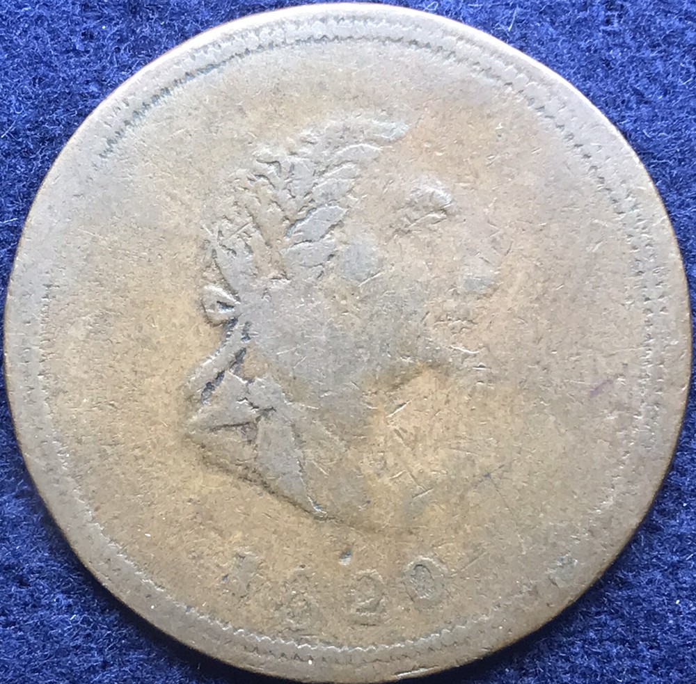Lower Canada: 1820 1/2 Penny LC-57A2