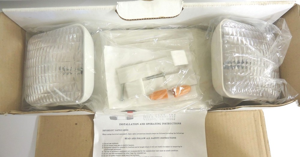 Elco Lighting EE20L Emergency Lighting Fixture White Finish