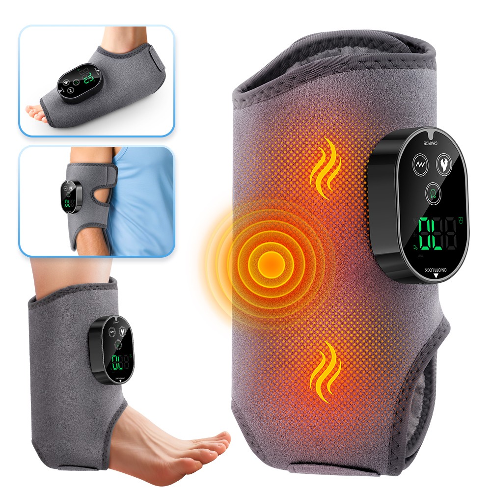 Cordless Foot & Ankle Massager with Heat and Vibration