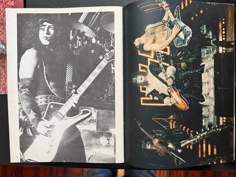 KISS in Pix: Teen Machine May 1980 Magazine - in Makeup with Peter & Ace!