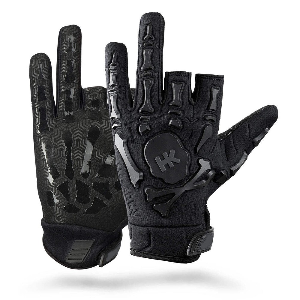 HK Army Bone Gloves - Black / Black - Medium