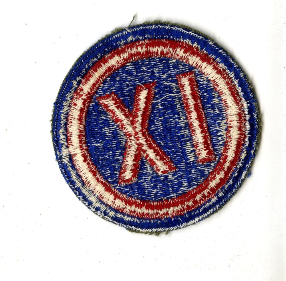 IX Corps White Back Patch WWII Vintage Pacific Theater