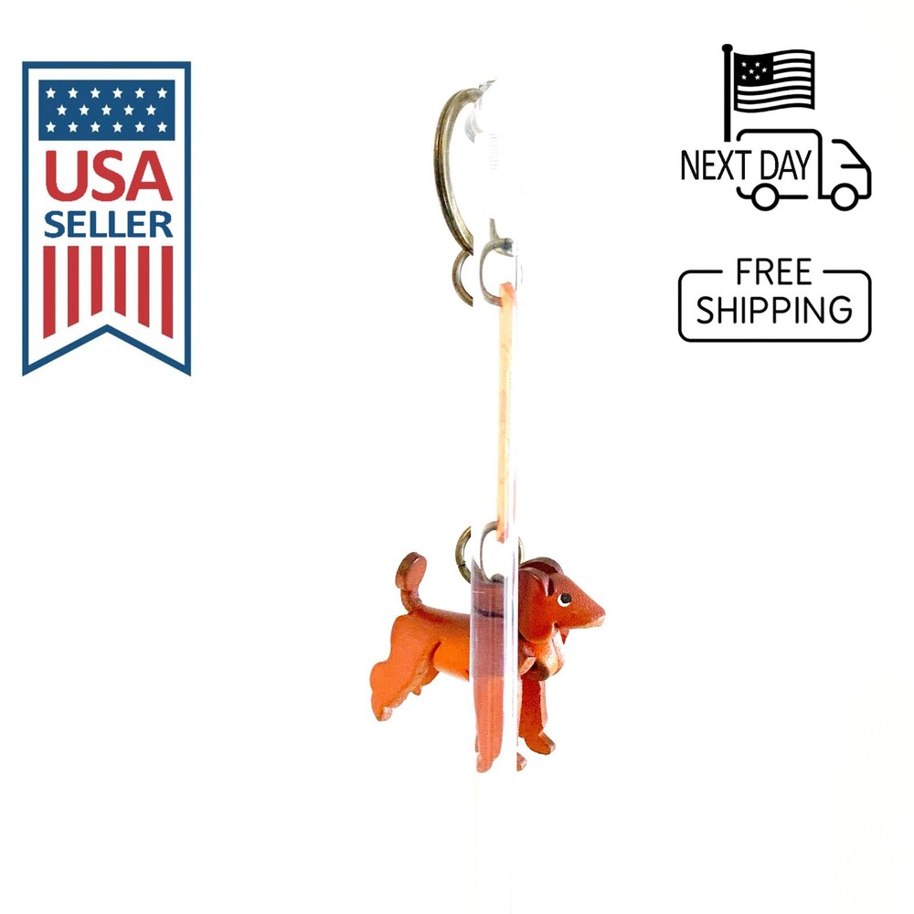 POODLE Handmade Leather Keyring