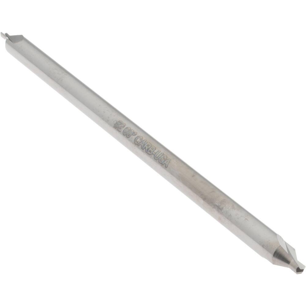 Hertel #2 Plain Cut 60° Incl Angle Solid Carbide Combo Drill & Countersink 3/...