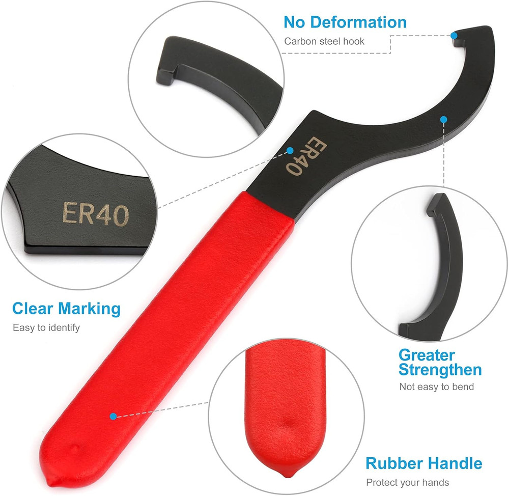 4Pcs Coilover Spanner Wrench Set, Professional Sturdy Universal Adjustment Wr...