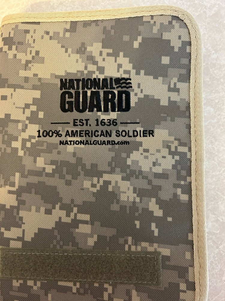 National Guard Digital Camo Folder/Binder/Organizer