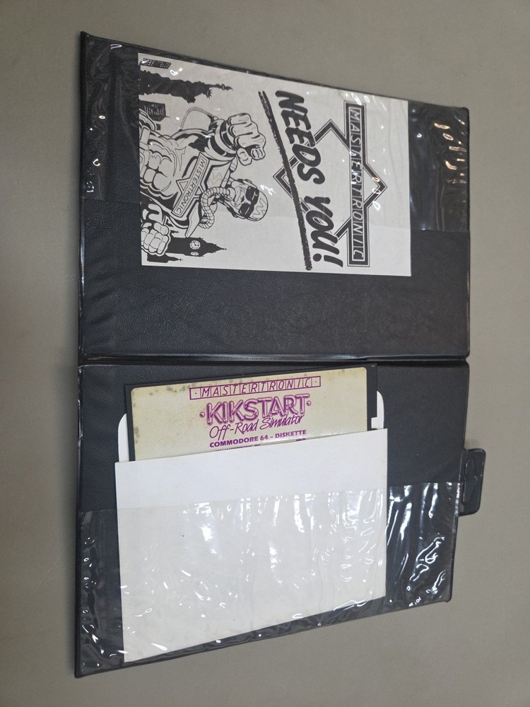 Commodore 64 Kikstart Off-Road Simulator Mastertronic Disk And Case