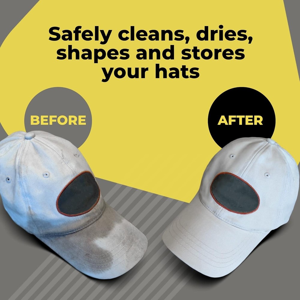 Baseball Cap Cleaner with Effortless Locking System - Ideal for Easy Maintenance