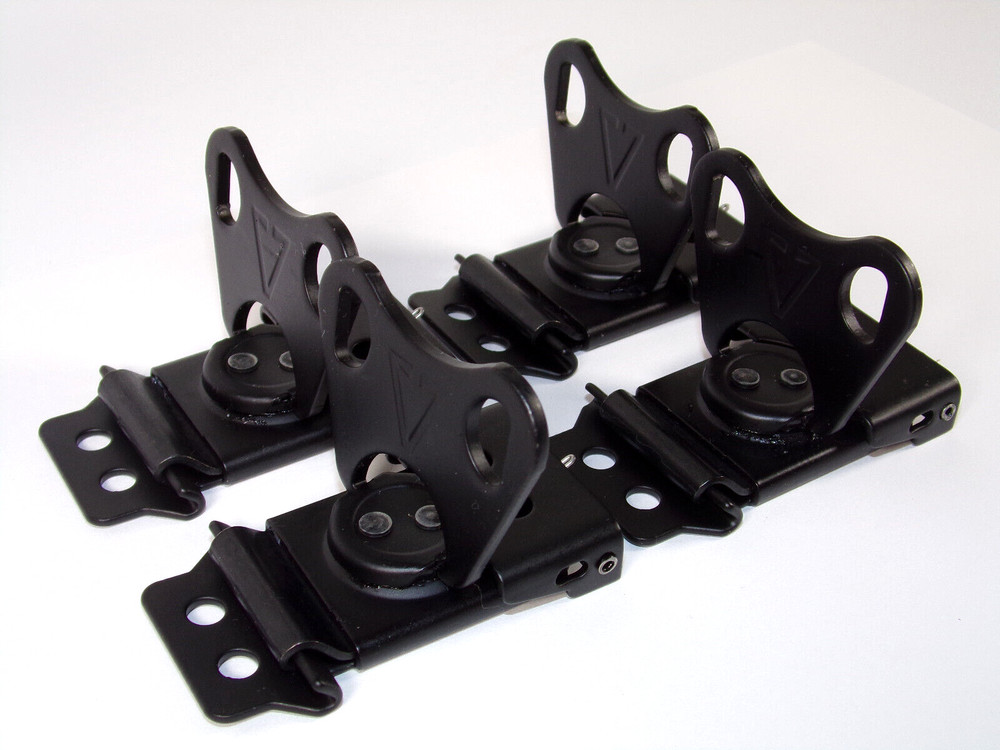 Penn Elcom L0919K Medium Butterfly Latch Surface Mount Black Low Profile (Qty 4)
