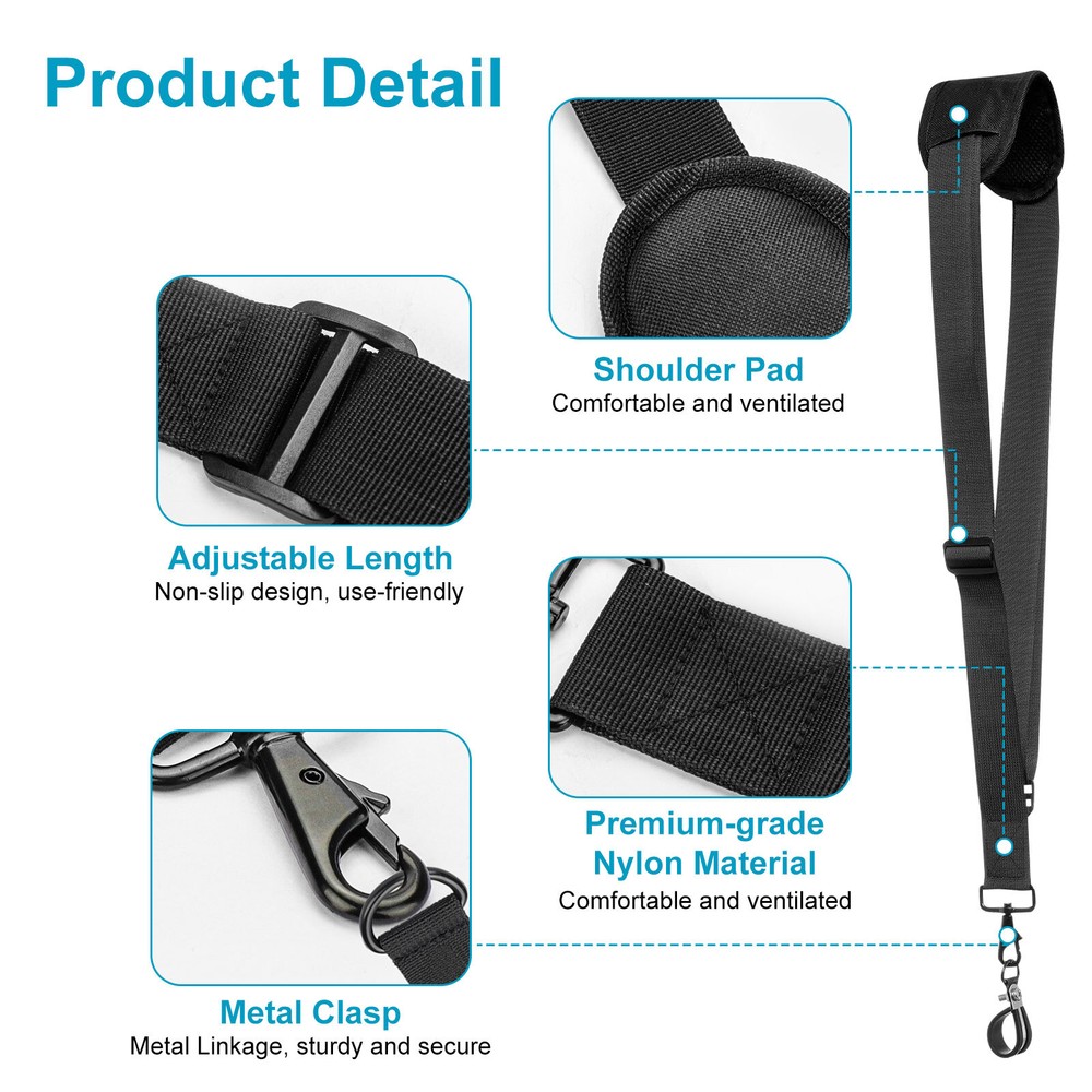 Universal Trimmer Shoulder Strap Adjustable Harness Belt Weed Eater Grass Edger