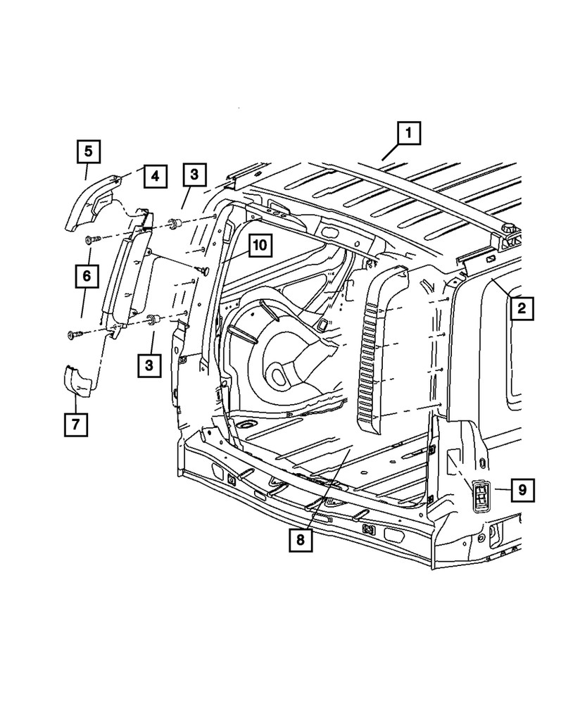 Genuine Mopar Push Pin 55157429AA