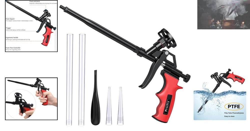 Lightweight & Durable Foam Application Tool – Ideal for Home Sealing Projects