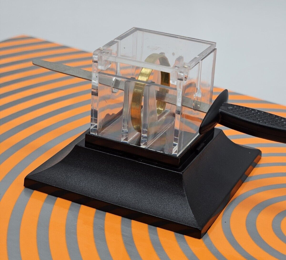 Magic Trick - Sword Through Box and Ring - Penetration Illusion Prop 3A