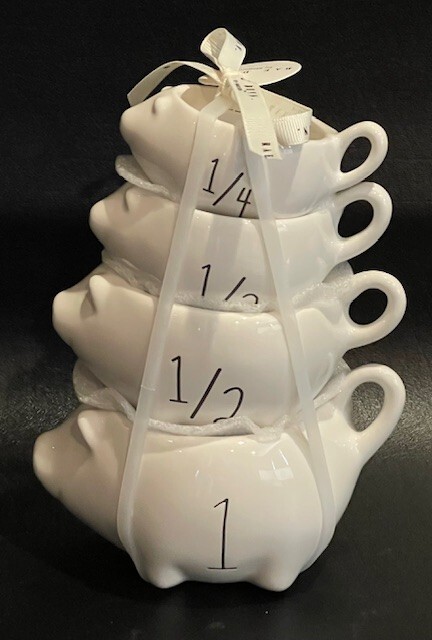 Rae Dunn Pig Measuring Cups