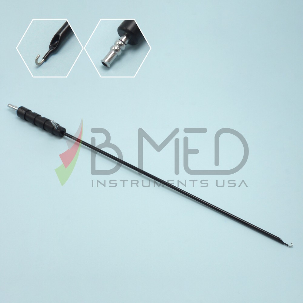 OR Grade Laparoscopic Monopolar Electrode J Hook 4mm With Suction Laparoscopy