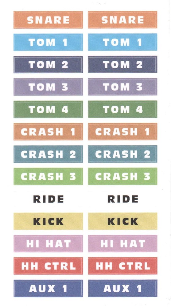 6 Cable Connection Kit for Zildjian E-VAULT / ALCHEM-E Drum Module - Gold/Bronze