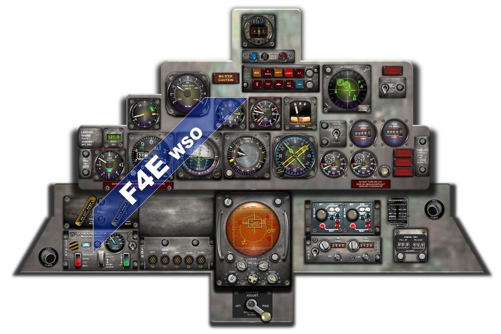 F4E+G PHANTOM II COCKPIT instrument panel CDkit