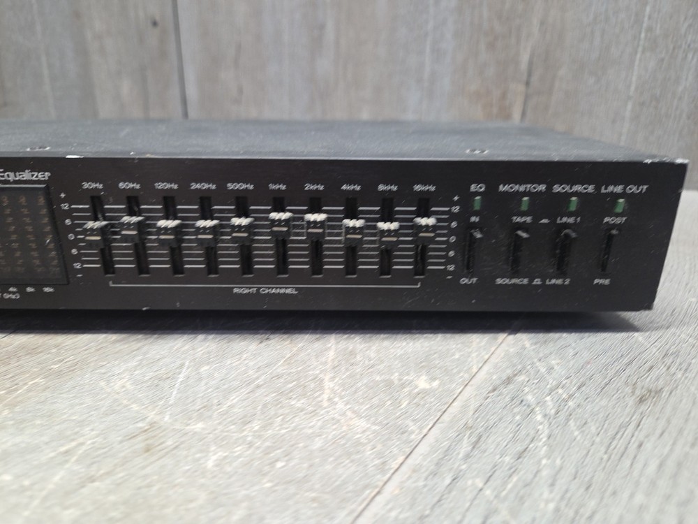 TEAC EQA-10 Graphic Equalizer Visualizer Spectrum Display (Only Somt Channels