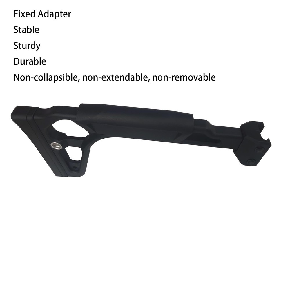 Fixed Stock for Pica-Rail Mounts with Cheek Riser