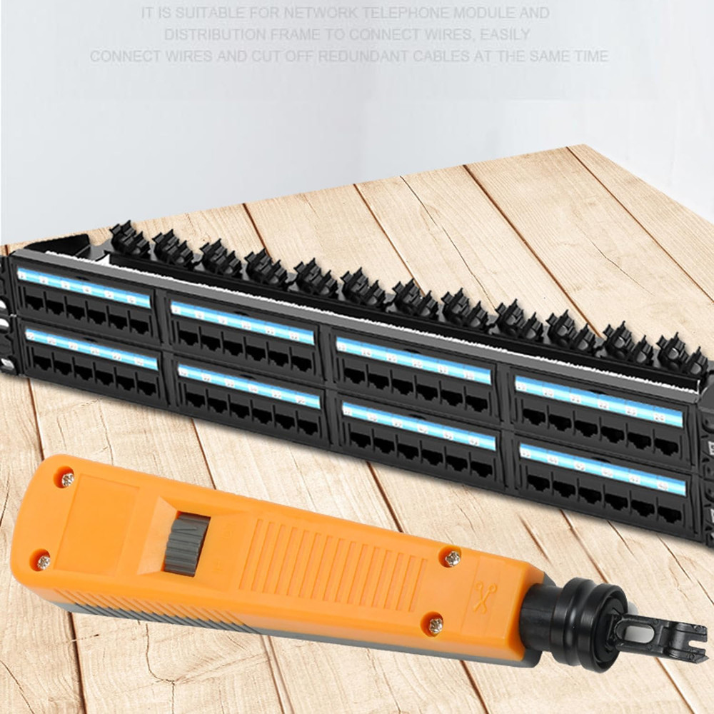 Punch down Impact Tool Kit with 110 Blade Type for Ethernet Punch down Block Key