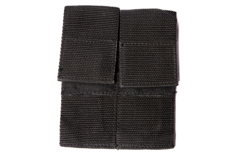 OLDGEN Assault Systems Double Pistol Mag Flat Pouch Black 80s 90s SOF SWAT