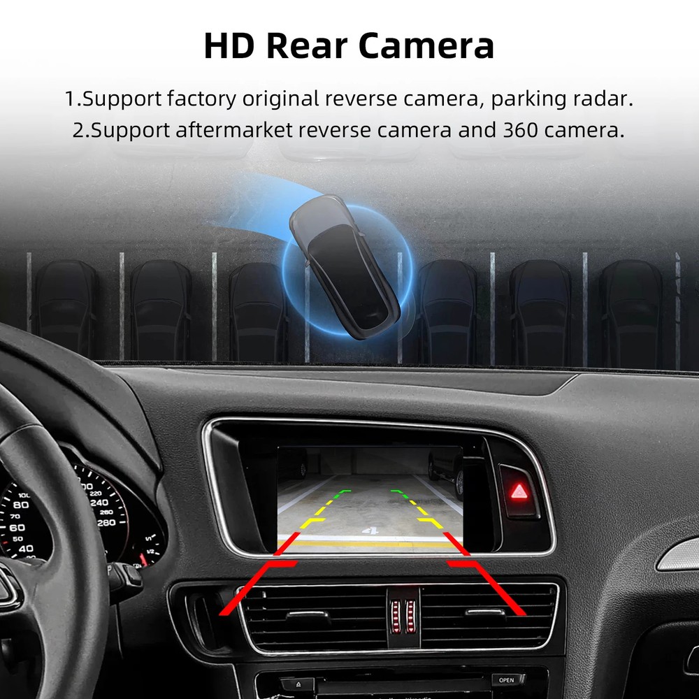 OEM Screen Wireless Carplay Upgrade Decoder Box KIT for Audi A4 A5 Q5 2008-2018