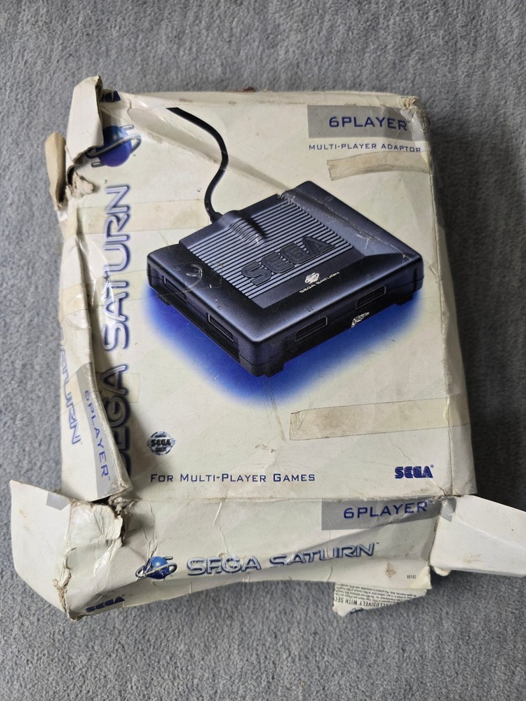 Sega Saturn 6 Player Multitap 1995 ● Packaging is Damaged