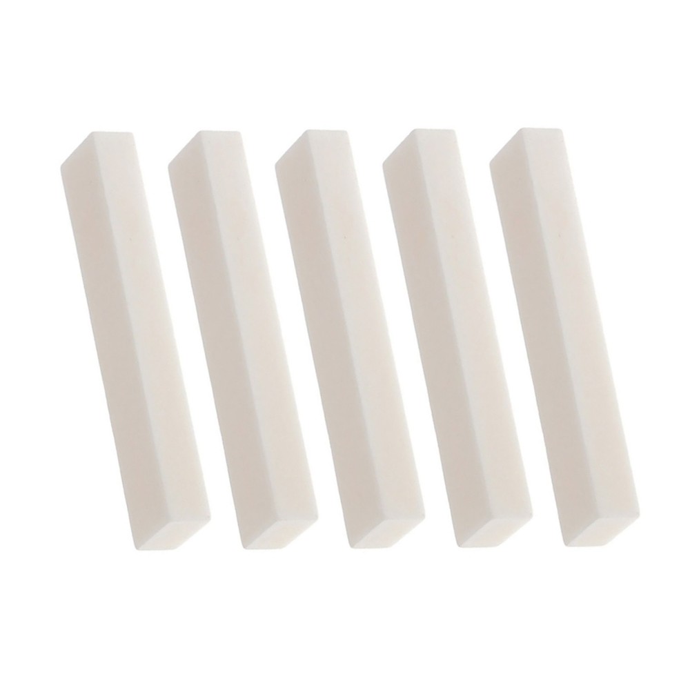 5PCS Buffalo Bone Blank String Bridge Saddle Nut for Accoustic Classical Guitar