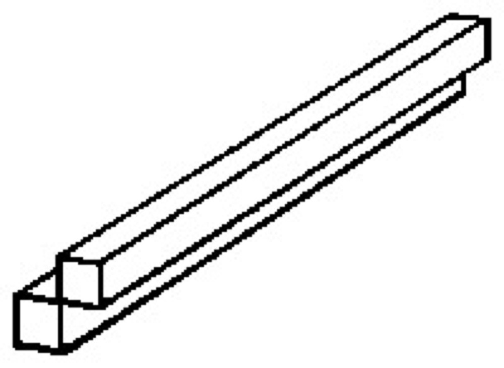 Northeastern Scale Lumber Corner Posts 1/8 x 24in (Overall Dimensions) 593