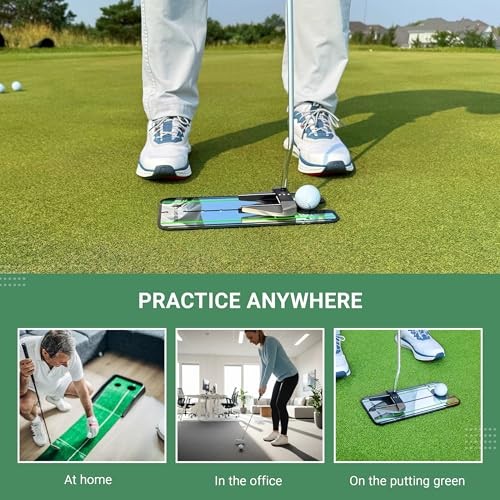 Golf Putting Mirror - Putting Mirror Training Aid - Putting Alignment Practice