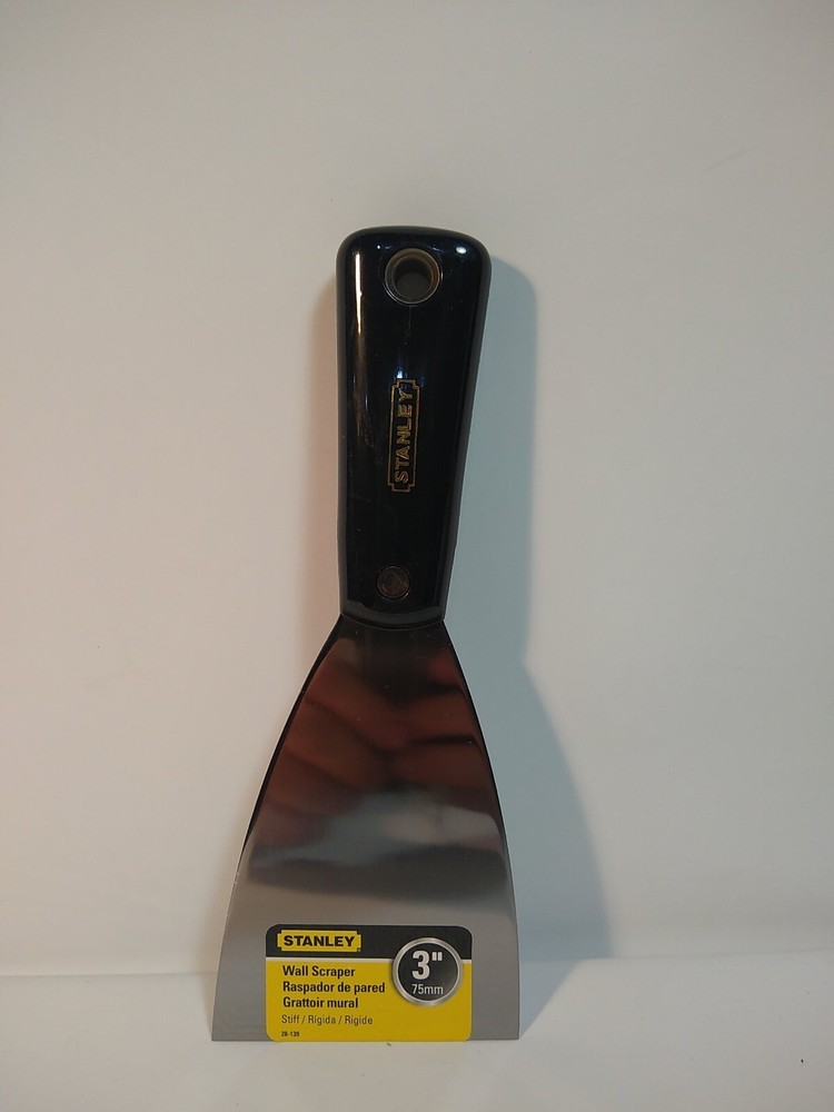 Stanley 28-139 3-Inch Plastic Handle Wall Scraper, Putty Knife