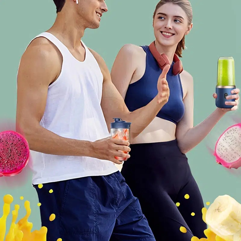 Portable Electric Juicer Cup Fruit Blender Maker Bottle Mixer USB Rechargeable