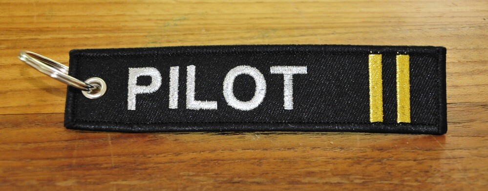 PILOT II keychain keyring bagage tag