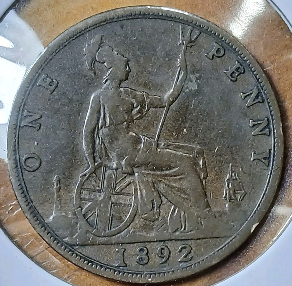 1892 Great Britain Large Penny