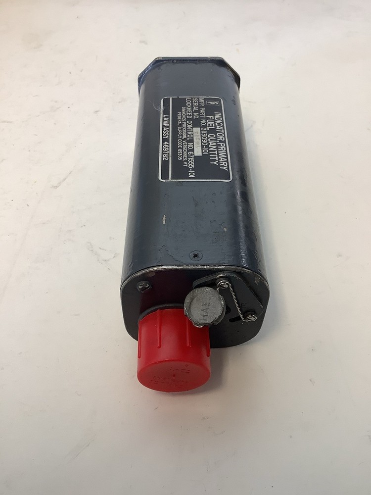 Simmonds Precision Primary Fuel Quantity Indicator Gauge 393090-101
