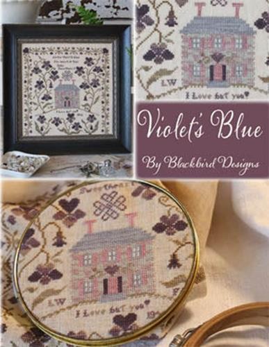Violet's Blue by Blackbird cross stitch pattern