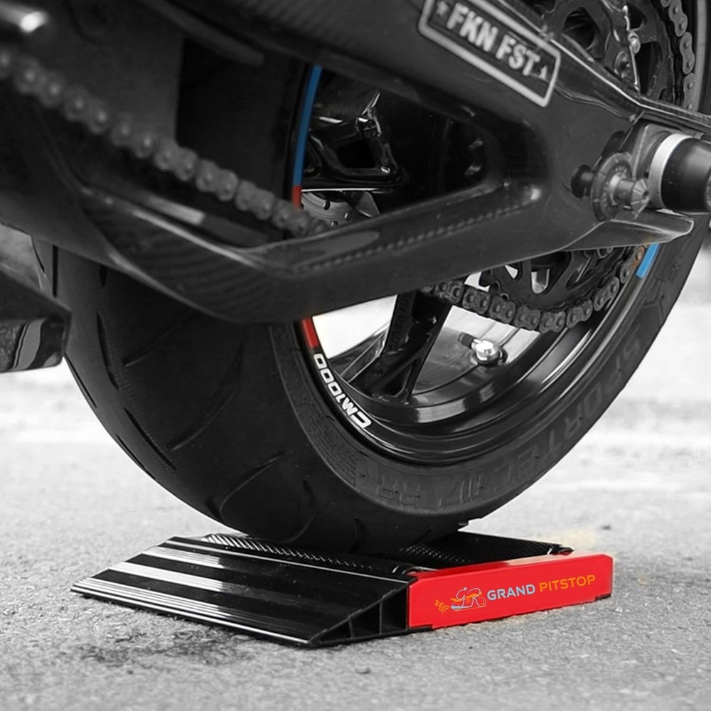 Motorcycle Roller Wheel Cleaning Stand - Paddock Stand Replacement - Wheel Ro...
