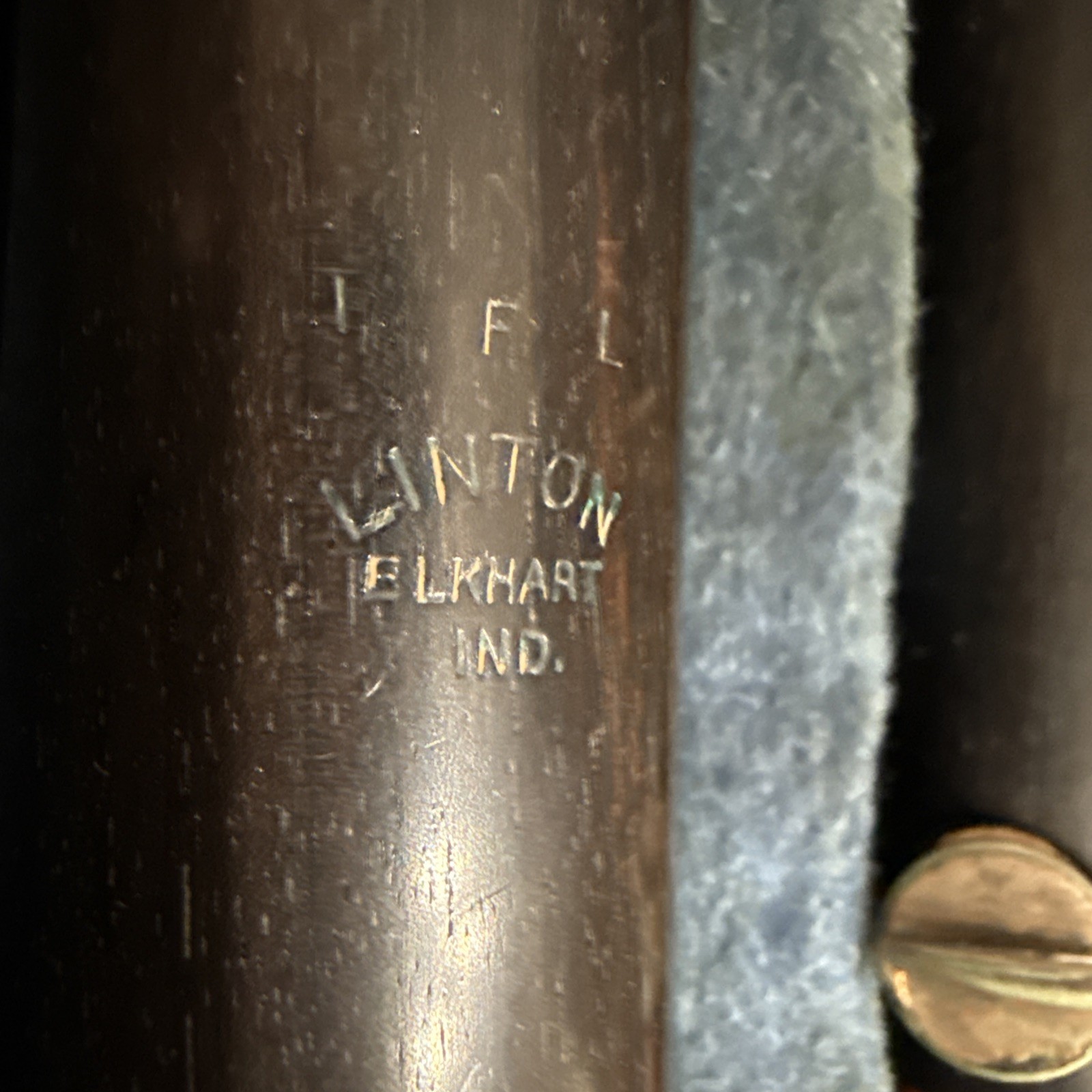 Antique Linton 1FL HS Series Low B Flat Bell Wooden Oboe