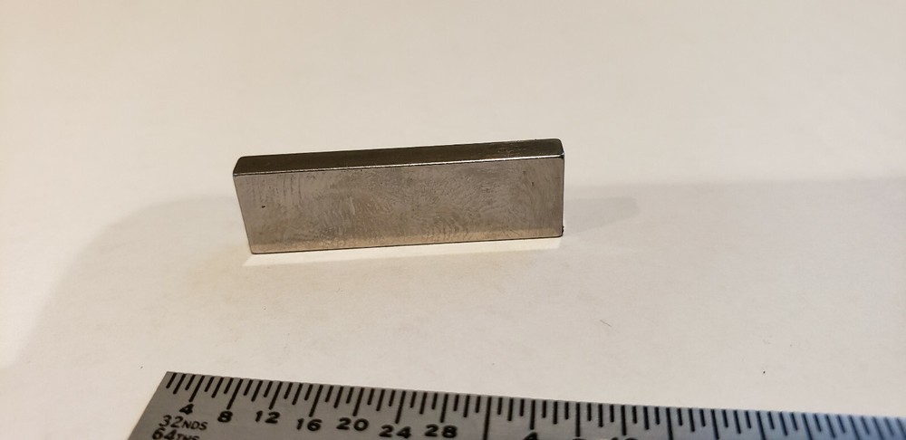 .137" CEJ Rectangular Steel Gage Gauge Block, Grade B