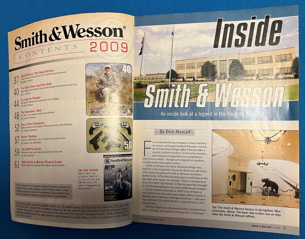 2009 Smith & Wesson Product Guide