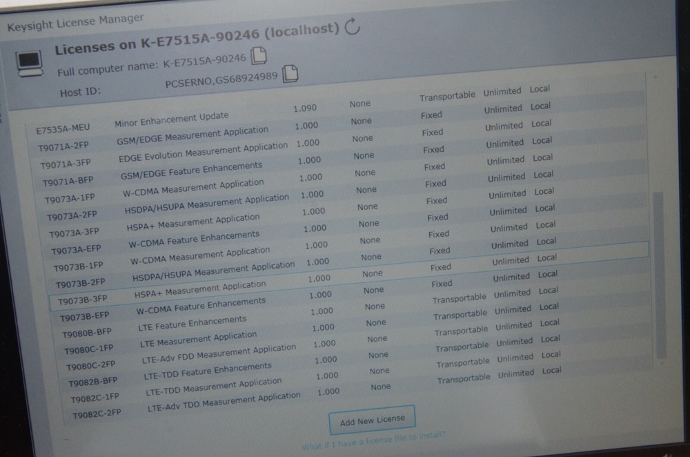 Agilent Keysight E7515A 4G UXM Wireless Communications Test Set