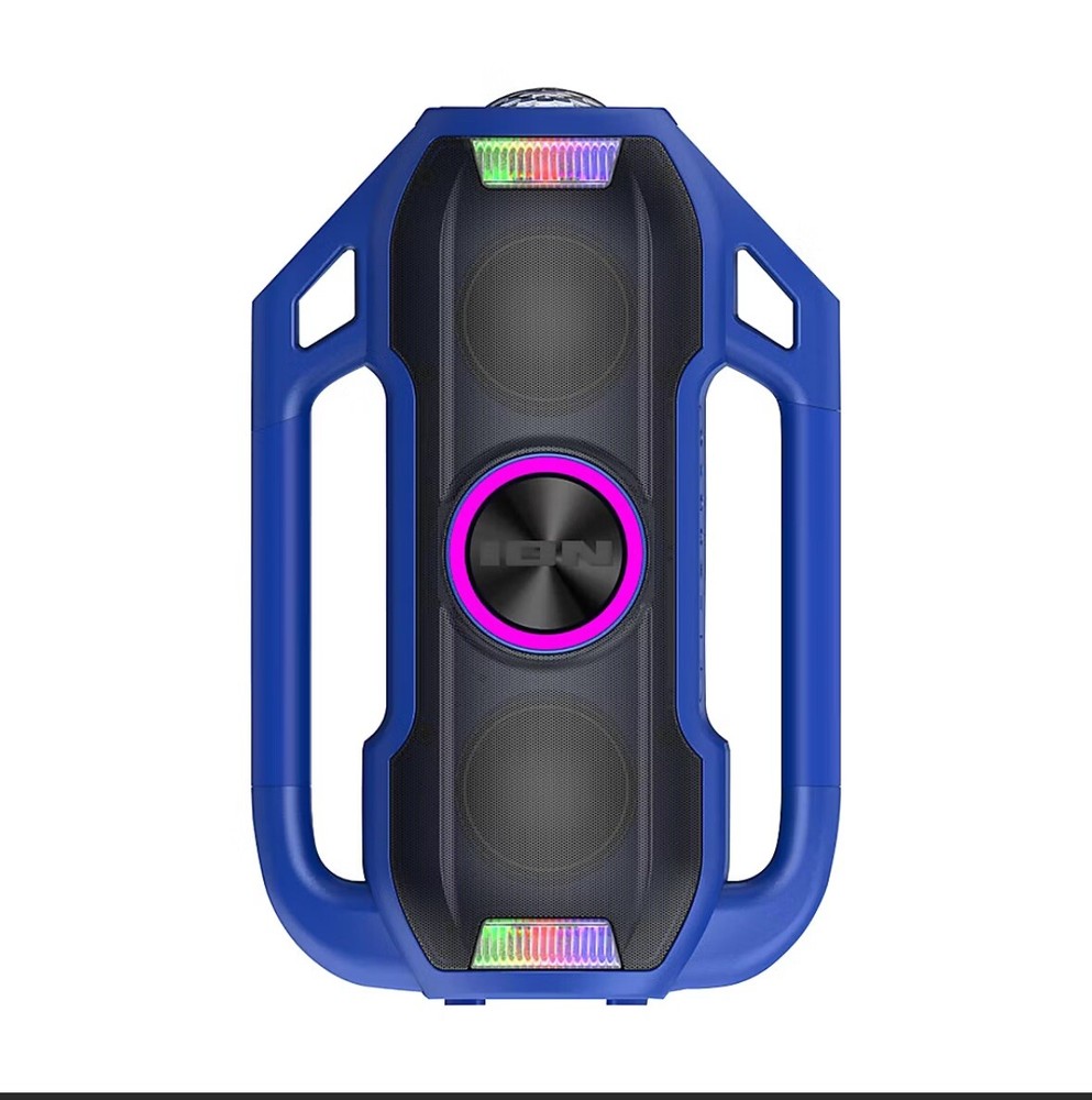 ION Audio Party Splash Link Waterproof Bluetooth Speaker with Party Starter