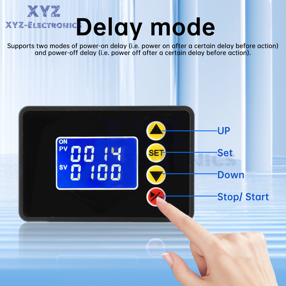 W3050 AC110-220V LCD Digital Microcomputer Time Controller Delay Relay Module