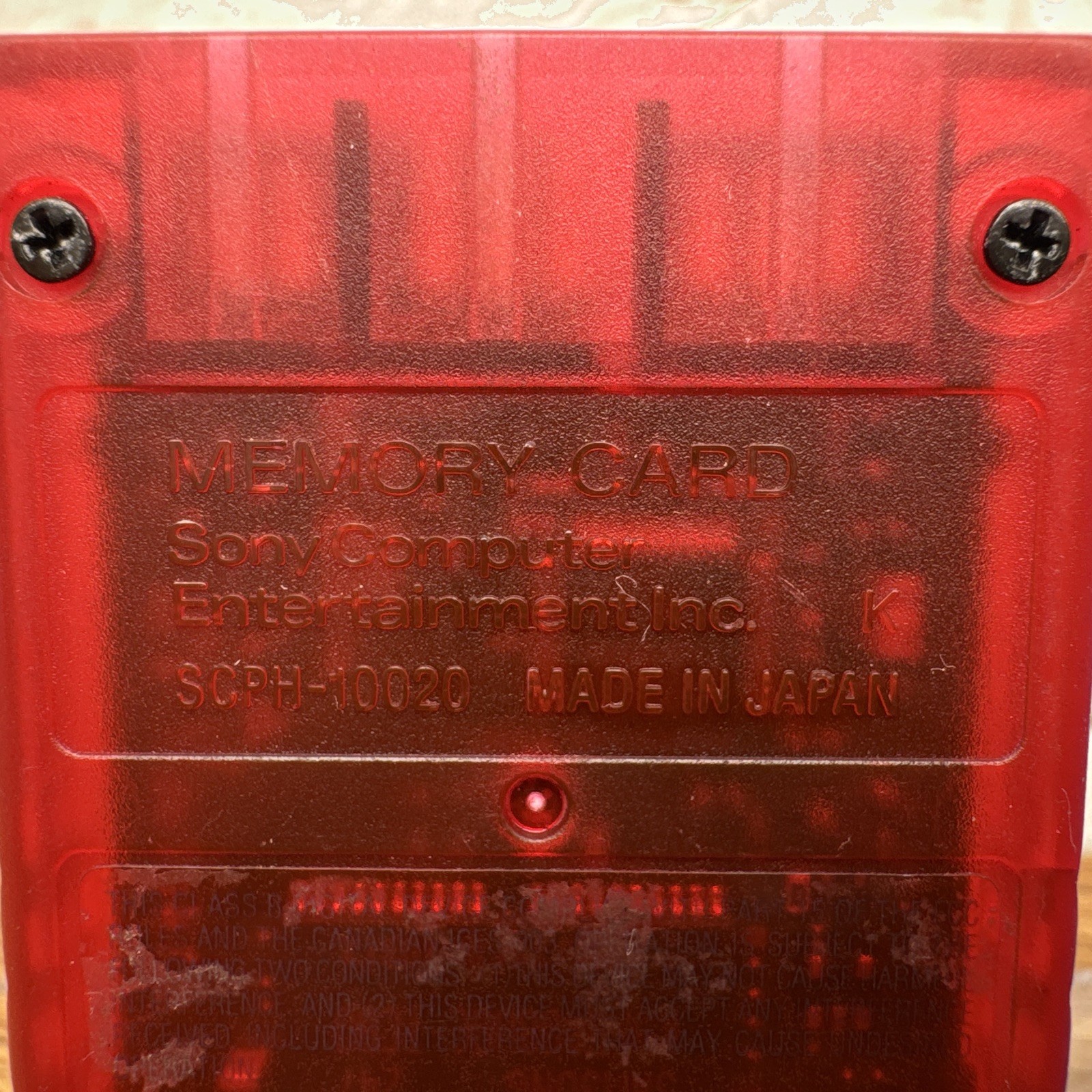 Sony Playstation 2 PS2 OEM MagicGate 8mb Memory Card Red & Blue SCPH-10020