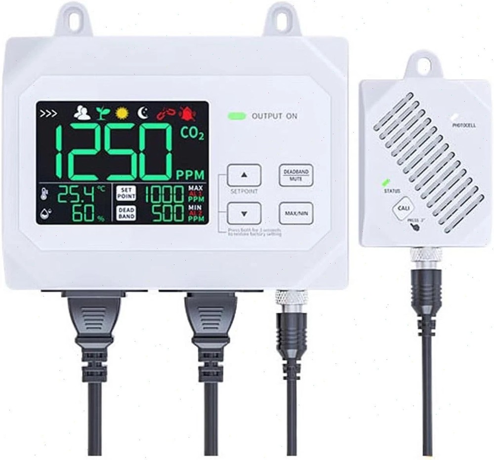 Fixed Carbon Dioxide Controller with Range 0-9999ppm Real-timealarm Detection
