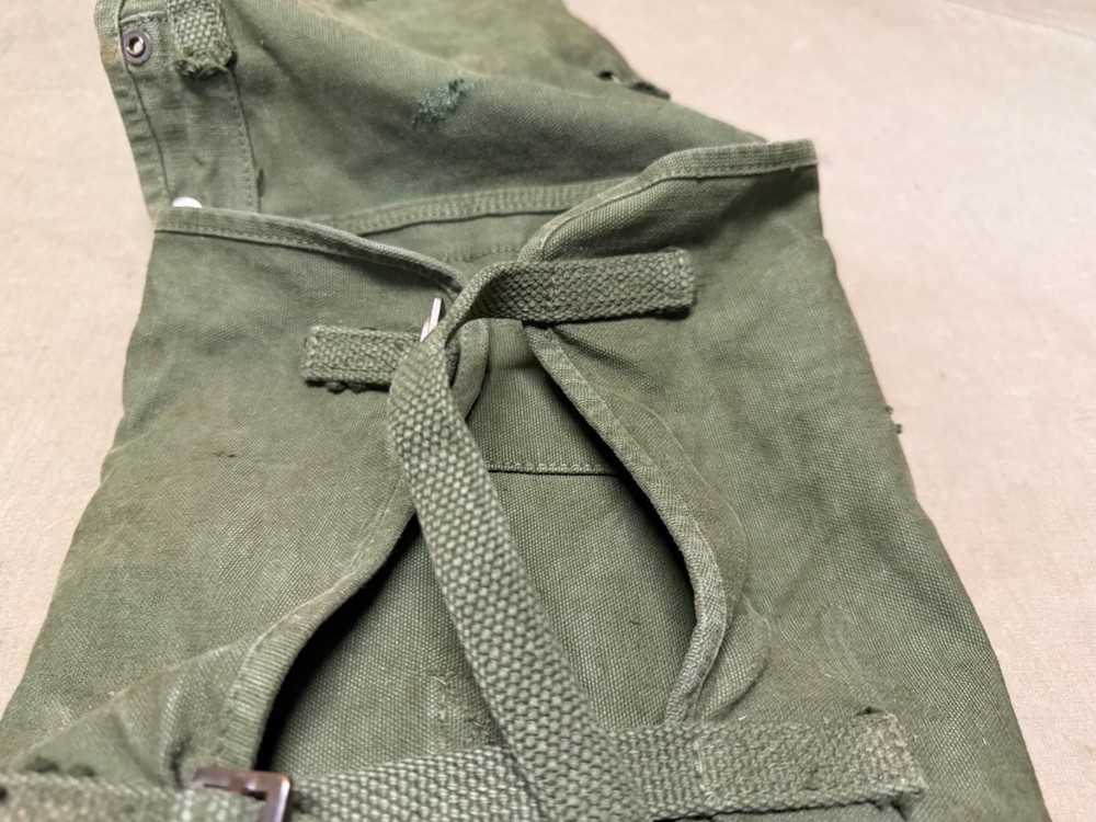 ORIGINAL WWII US ARMY M1942 COMBAT FIELD HAVERSACK BACKPACK-OD#7